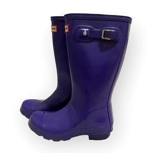 HUNTER Purple Rain Boots for Girl Size UK 13 (US 1M/2F)